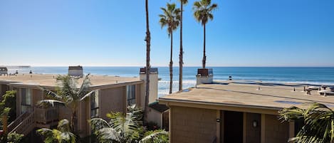 Beautiful view from the balcony off the living room
