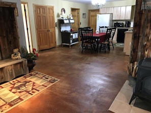 Welcome Home - looking towards kitchen from front door