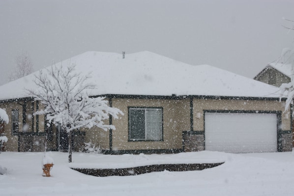 A cozy retreat when the snow falls.