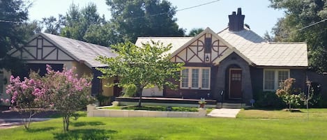 The 1928 Tudor style brick home in historic East Hill