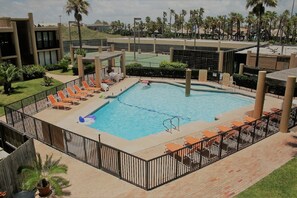 Pool and Tennis Court