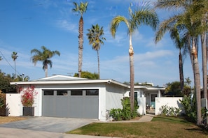 You may park in the garage or the driveway