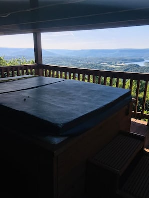 Hot tub & View