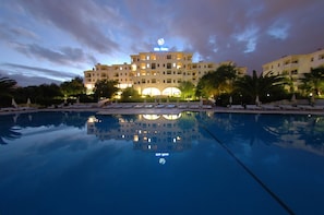 Front of property – evening/night