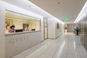 Interior entrance