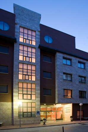 Front of property – evening/night