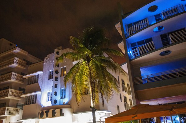 Front of property - evening/night
