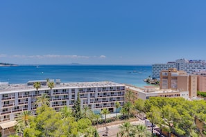 Vista a la playa o el mar