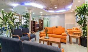 Sala de estar en el lobby