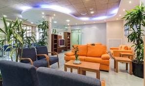 Sala de estar en el lobby