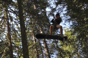 Zip-lining
