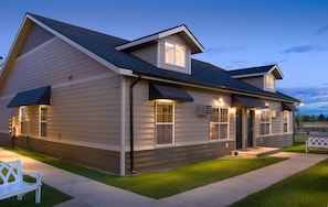 Front of property - evening/night