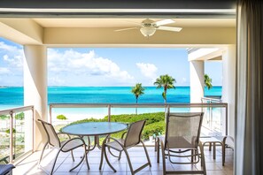 Blick vom Balkon
