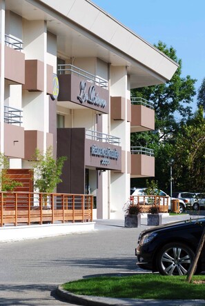 Entrada do alojamento