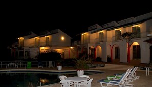 Front of property – evening/night