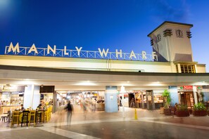 Front of property – evening/night