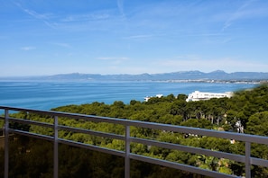Blick vom Balkon