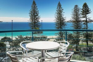 Blick vom Balkon