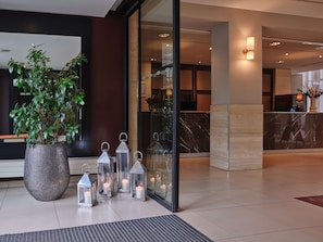 Interior entrance