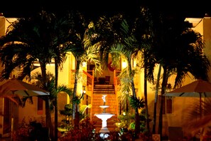 Front of property – evening/night