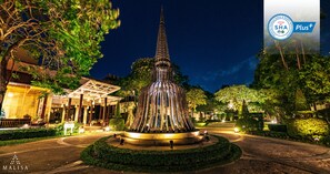 Front of property – evening/night