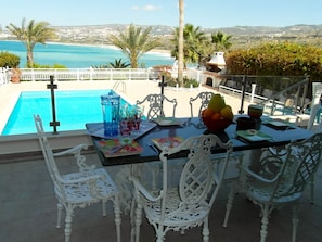 Breakfast on the Veranda. Wake up to an amazing view.