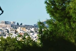 Acropolis view from our balcony of 3rd floor