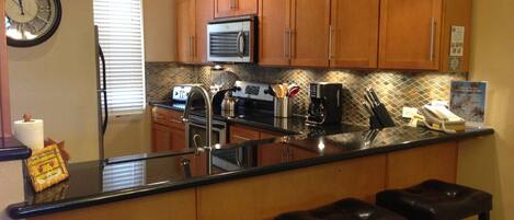 Kitchen has been totally remodeled & has everything you need to prepare any meal