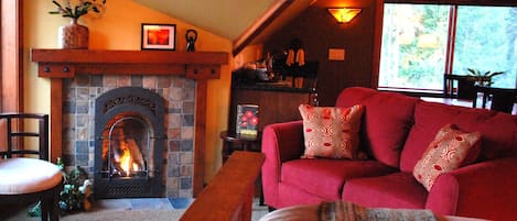 The Loft is a romantic and private Sequim Vacation Rental w/stunning water views