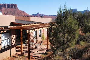 Cozy Adobe with fantastic views all around.