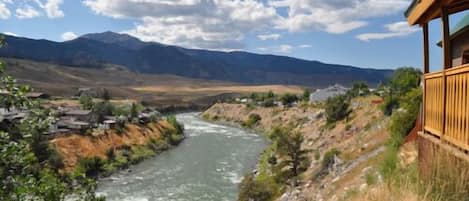 view of the Yellowstone from your deck