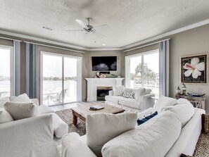 Plenty of Space to Host Movie Night in or Cheering on Game Day