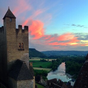 Summer sunset view from just next to La Maisonnette.