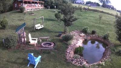 'It's Five O' Clock Here,' HOT TUB, waterfront, facing the Blue Ridge Parkway