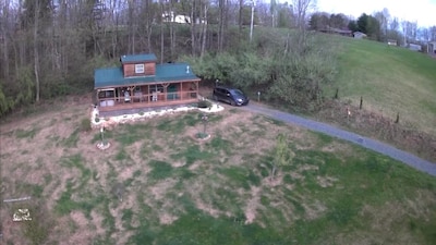 'It's Five O' Clock Here,' HOT TUB, waterfront, facing the Blue Ridge Parkway