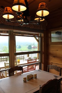 'It's Five O' Clock Here,' HOT TUB, waterfront, facing the Blue Ridge Parkway