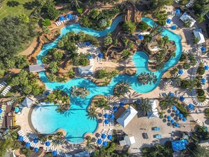 Part of the reunion water park - all onsite amazing - included in your rental 
