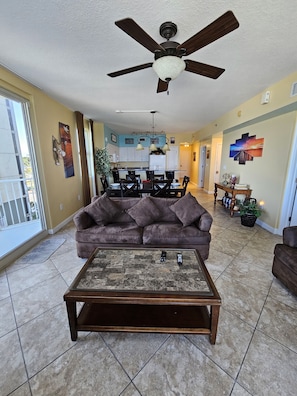 Living Room and Kitchen
