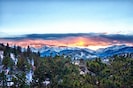 Sunset over the Continental Divide from the deck