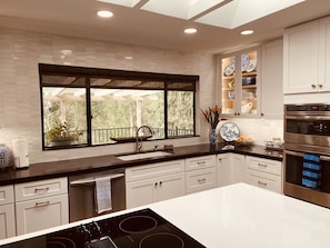 Newly remodeled kitchen