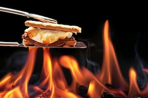 Complimentary Bon Fire, with "Smores", every Wednesday, Starting April 1st. until October 1st.