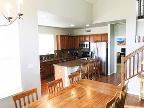 Main Floor Dining Room - Stainless and Granite Kitchen