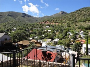 view from balcony