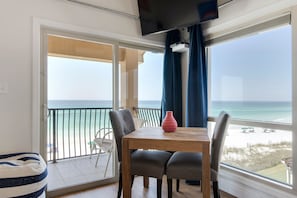 A great spot to relax and enjoy the beach views to the South and West.