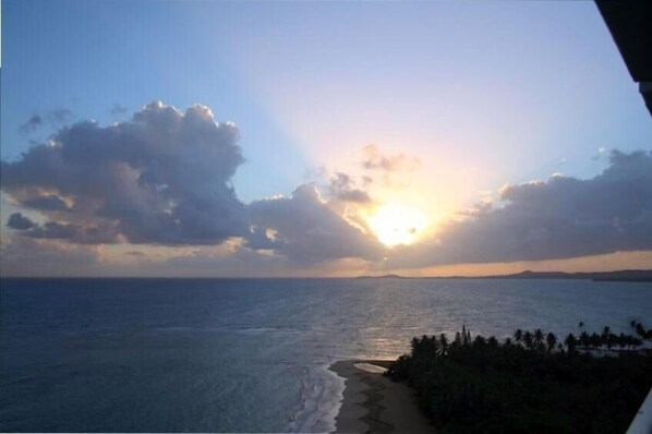 Sunrise on the balcony