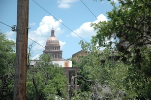 View of Capitol from roof deck.