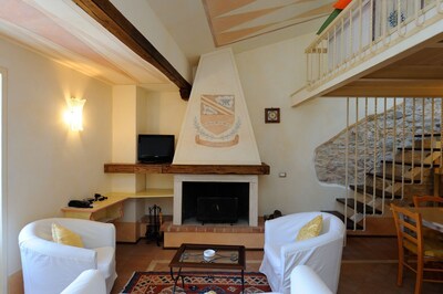 Cozy apartment-suite historic stone and beams, 'Casa de Trucchia'