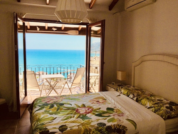 Main bedroom with view