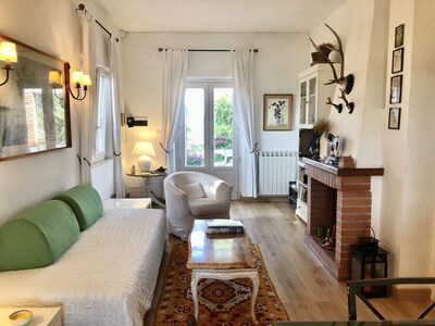 Rom: Wohnung für4/5 Personen, in Haus mit Garten, Jacuzzi und Pool