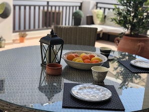 Al Fresco dining on the large terrace over 24sq ft.